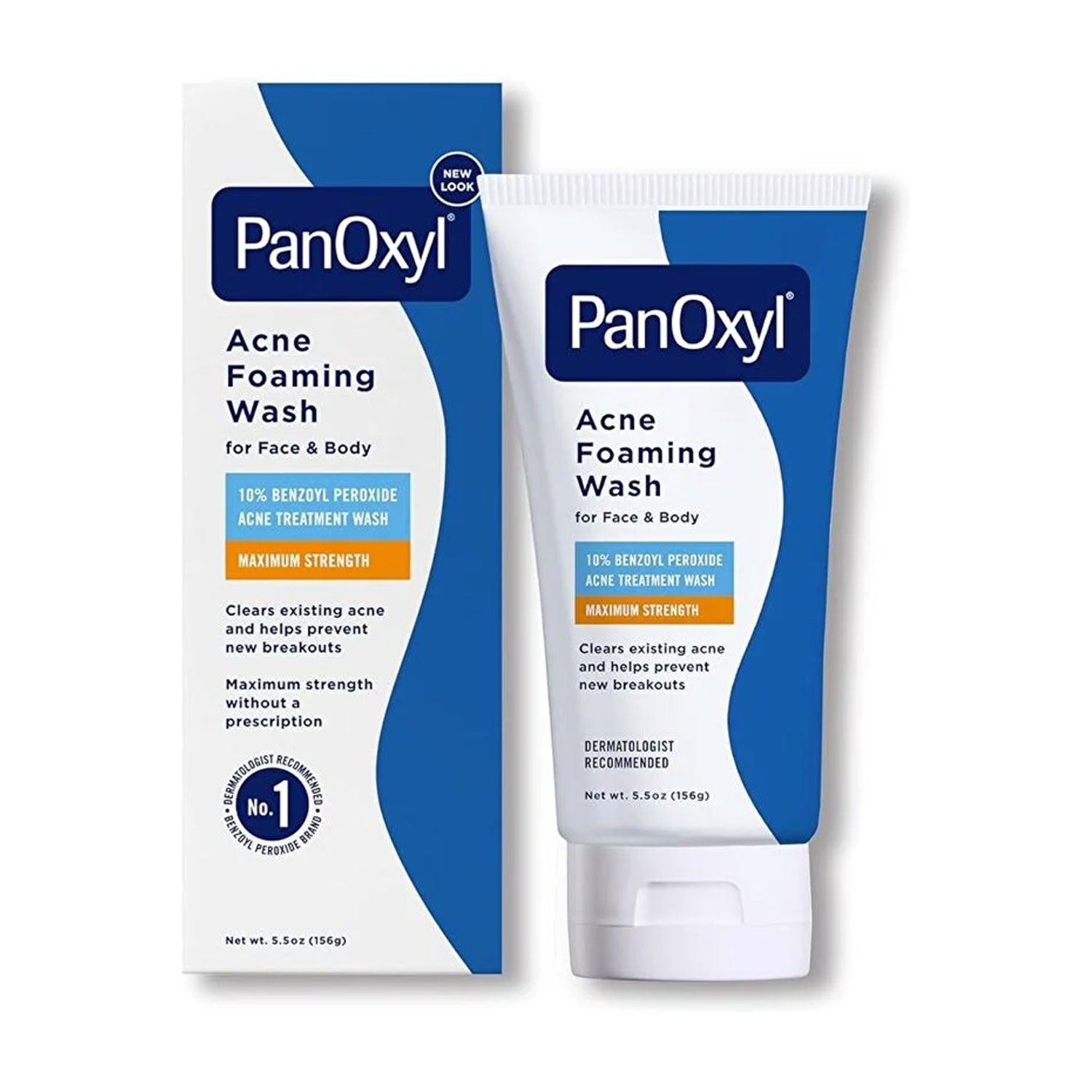 Panoxyl Maximum Strength 10% Benzoyl Peroxide Acne Foaming Wash 156g